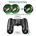 30 x 60 Mini Binoculars Compact for Adults, AUCEE Binocular for Bird Watching Kids Children Wildlife Hunting Durable Portable Fogproof Waterproof Binoculars Telescope for Travelling