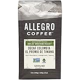 Allegro Coffee, Coffee Decaf Colombia El Premio De Timana Ground, 12 Ounce