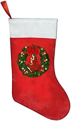 Christmas Holiday Stockings Custom Beauty And The Beast Belle Christmas Design