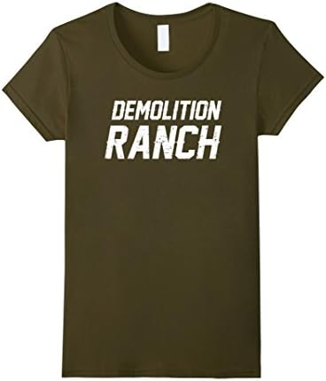 Womens Demolition Ranch T-Shirt XL Olive