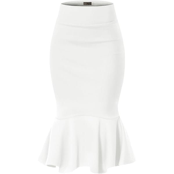 スカート pheeny rayon nylon ponte pencil skirt L1314_BL8133?$crop1254$