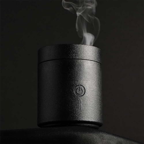 Stylish Electronic Bakhoor Burner with Rotating Flip Lid– Portable USB Rechargeable Arabic Medkhan, Charcoal Incense Fragrance Burner, Diffuser Ideal for Home, Car, Office