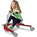 Foot-to-Floor Red Ziggle Solid Steel Frame Ride-On