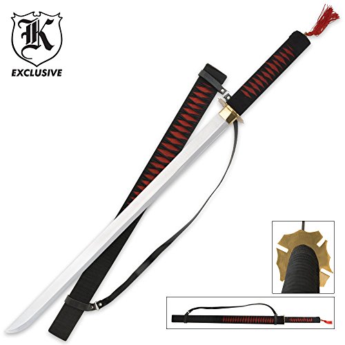 K EXCLUSIVE Red Warrior Ninja Samurai Ninjato Sword & Sheath