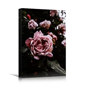 signwin Canvas Wall Art Pink Fields Bohemian Colorful...