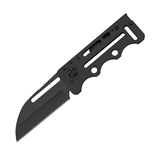 SOG Specialty Knives & Tools SOGAC78 Access Card 2.0 Knife with Sheep Foot Folding 2.75-Inch VG10 Steel Blade and Stainless Steel Handle, Black