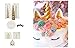 DOYOLLA Unicorn Party Cake Topper Unicorn Horn Ears Eyelash Chocolate Candy Molds Pack of 5