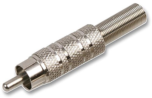 Pro Signal Phono Plug, Nickel Plated, 6mm