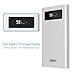 iMustech (Besiter) Power Bank 20000mAh,Battery Charger,Battery Pack,Quick Charger 3.0 with Micro and Type-C Dual-Input and Dual USB Ports, with 1 USB Cable,Power Bank for iPhones, Android (White)