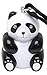 Vigilant PPS-80 Panda Personal Alarm With Dual LED Flashlight and Rip Cord Activation Strap