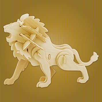3d lion puzzle