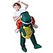 Spooktacular Creations Inflatable Dinosaur Costume Riding a T-REX Air Blow-up Deluxe Halloween Costume (Dinosaur Child)