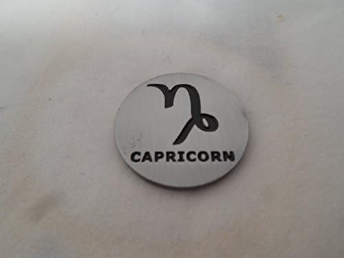 Zodiac Metal Golf Ball Marker Capricon