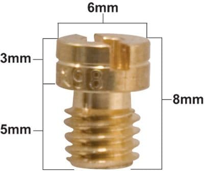 Keihin 99101-393 Series Main Jet 132 - Fits: Honda CRF100F 2004-2009