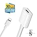 Extender Extension Male to Female Cable Compatible With: Apple iPhone 7 PLUS 6 6S iPad Pro 5S 5SE Pencil iTunes Dock Connector 8-Pin Lightning