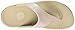 FitFlop Women's Lulu Shimmersuede Flip Flop, Nude, 9 M US