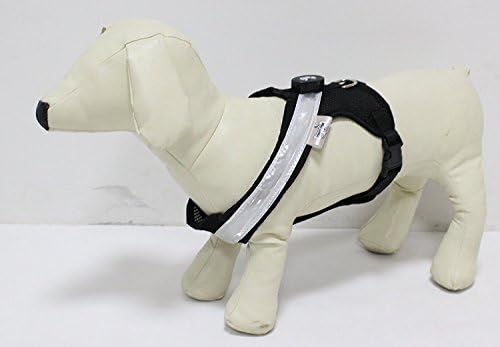 ComfyItem Pet Collar No PULL, Easy Walking Soft Breathable Mesh Comfortable LED Safety Light Dog Harness (Small)