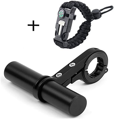 Lebolike Handlebar Extender Bike Handlebar Extension Mount Carbon Fiber Extender Aluminum Alloy Holder Space Saver