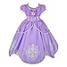 Dressy Daisy Toddler Girls' Princess Dress Up Costume Cosplay Fancy Party Long Dress Size 3T - 4T