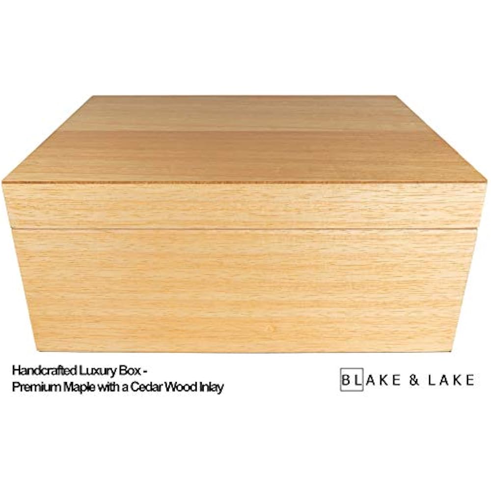 Large Wooden Box With Hinged Lid Storage White Stash