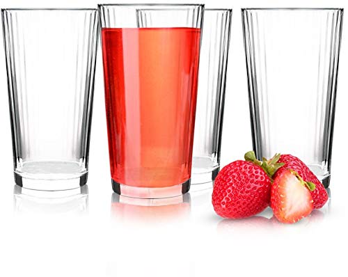 image for Circleware 40105 Hill Street Set of 8 Heavy Base Highball Tumbler Drin