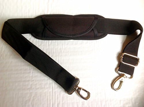 Black Replacement Shoulder Strap DELUXE 58" Lg Adjustable Luggage or Duffle Bag