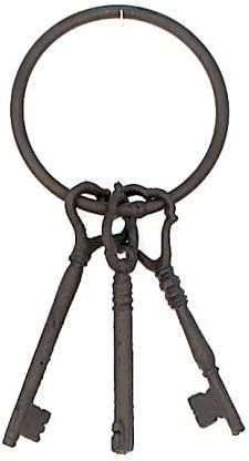 Pirate Ship Skeleton Jail Keys Set - Cast Iron Costume Prop by GSM