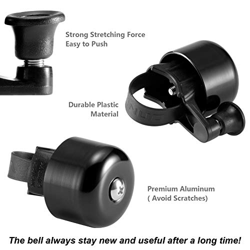 image for LYCAON Bicycle Bike Bell (One Size Fit All) with Instruction, Loud Cri