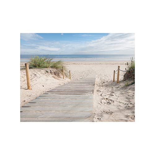 Direction la plage 3 - image Panoramique au format XXL - reproduction sur toile - Décoration murale - Poster - Photographie - formats et couleurs différents, Toile, coloré, 40 cm x 30 cm