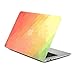 Unik Case Gradient Ombre Triangular Galore Retro Sunrise Graphic Ultra Slim Light Weight Matte Rubberized Hard Case Cover for Macbook Air 13