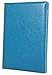 Portfolio Padfolio Resume Folder with Pocket, Premium Faux Leather Interview Writing Legal Pads Document Organizer Portfolio with Business Card Holder (Turquoise Teal Green)