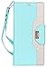 ProCase Galaxy Note 9 Wallet Case, Flip Kickstand Case with Card Slots Mirror Wristlet, Folding Stand Protective Cover for Galaxy Note 9 2018 -Mint