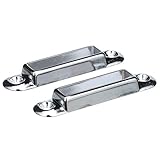 Seachoice Boat Cover Support Sockets, Chrome Plated