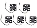 TOVOT 5PCS 5010 Cooling Fan for Computer Case 50 X 50 X 10 mm CPU Cooler 7 Blades