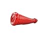 Doc Johnson American Bombshell - Rockeye - Vac-U-Lock and F Machine Compatible Dildo or Butt Plug - Cherry Bomb Red