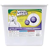 Crayola; Model Magic; White Modeling Compound; Art Tools; 2 lb. Resealable Bucket; Perfect for Classroom Art Activities