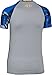 Under Armour Boys' HeatGear Armour Up Printed Fitted Short Sleeve Shirt, Ultra Blue (907)/Yuzu Orange, Youth Small
