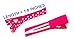 ColorBeBe - Set of 40 Ribbon Lined Single Prong Alligator Clips (Assorted Color) JC-012