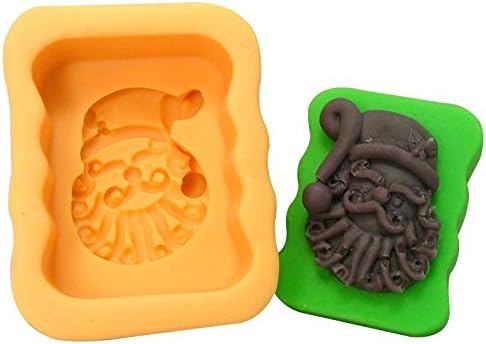 Christmas Santa Head Soap Mold