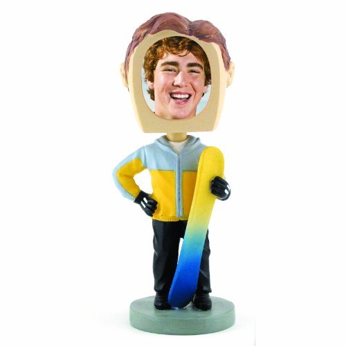 Snowboarder Photo Bobble Head - Case of 12