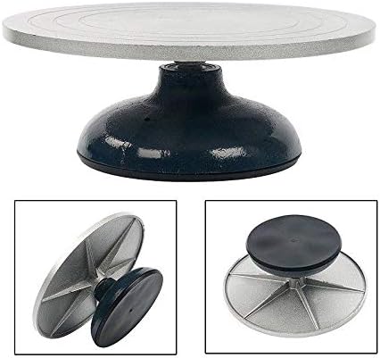 Homtone Banding Turntable Wheel 30cm Diameter, Pottery Wheel Heavy Duty Clay Sculpture Swivel Plate - Image 4