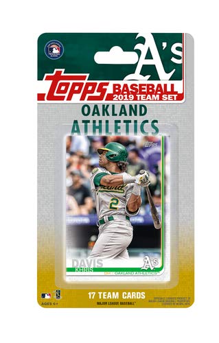 Oakland Athletics 2019 Topps Factory Sealed Special Edition 17 Card Team Set with Khris Davis and Stephen Piscotty Plus