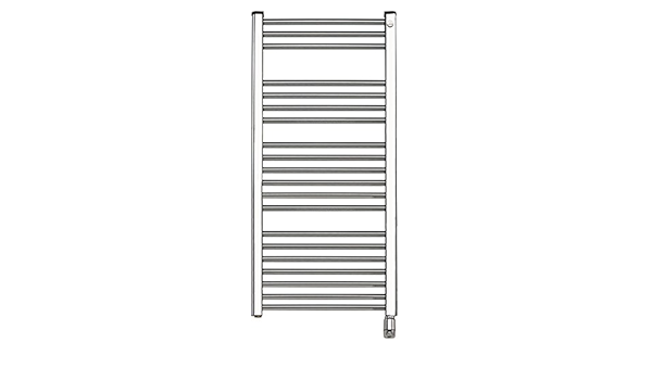 Gabarron toalleros electricos - Radiador toallero tbc-12 500w ...