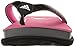 adidas Performance Women's Supercloud Plus Thong W Athletic Sandal,Black/Solar Pink/Grey,8 M US