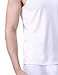 DAVID ARCHY Men's Tank Top Bamboo Rayon Undershirts Tank Shirt Moisture-Wicking A-Shirt for Men, 3-Pack (S, White)