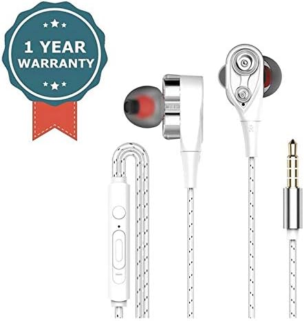4D Bass Subwoofer Stereo Earphone in-Ear Earphones Wired Headphone Microphone Sport Running Earbuds