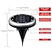outdoor goods Upgraded Solar LED Garden Outdoor In-ground Lights Patio Yard Lawn Driveway Bright White 2019 Version 4 Pack