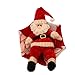 Xmas Ornament, Misaky Christmas Tree Hanging Santa Claus Snowman in Parachute Decoration (# A)