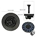 oenbopo Solar Power Pump Bird Bath Fountain, 1.4W Solar Powered Fountain Free Standing Water Pump Floating Watering Panel Kit for Bird Bath, Fish Tank Aquarium, Pond,Garden, Lawn