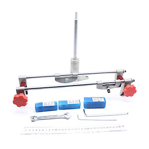 WUPYI Lock Mortiser, Mortice Door Lock Mortiser Kit For Jig DBB-JIG1&18/22/25mm Cutter&Ruler,with Carry Case